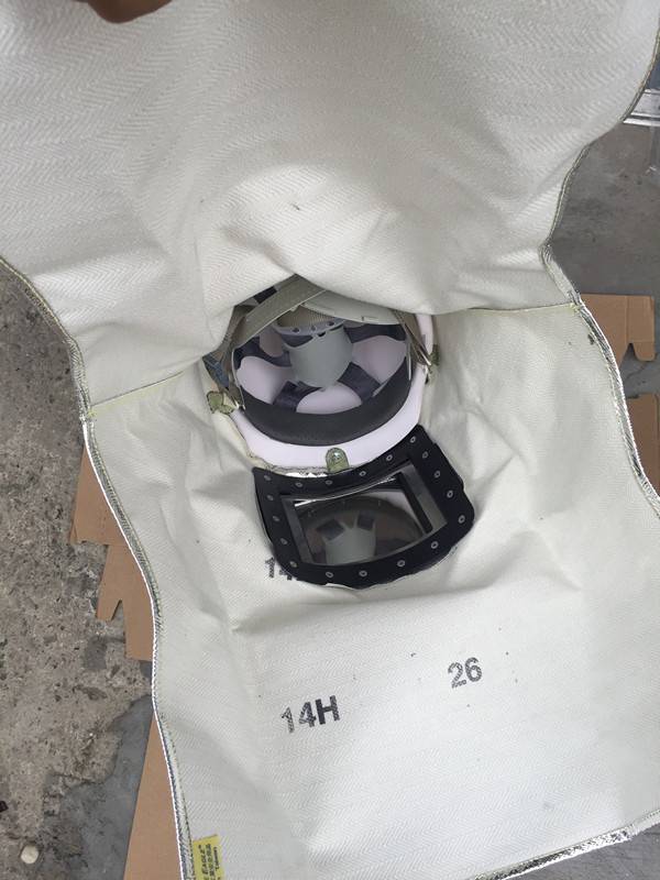 藍(lán)鷹AL1K芳綸鋁箔布隔熱頭罩圖片11