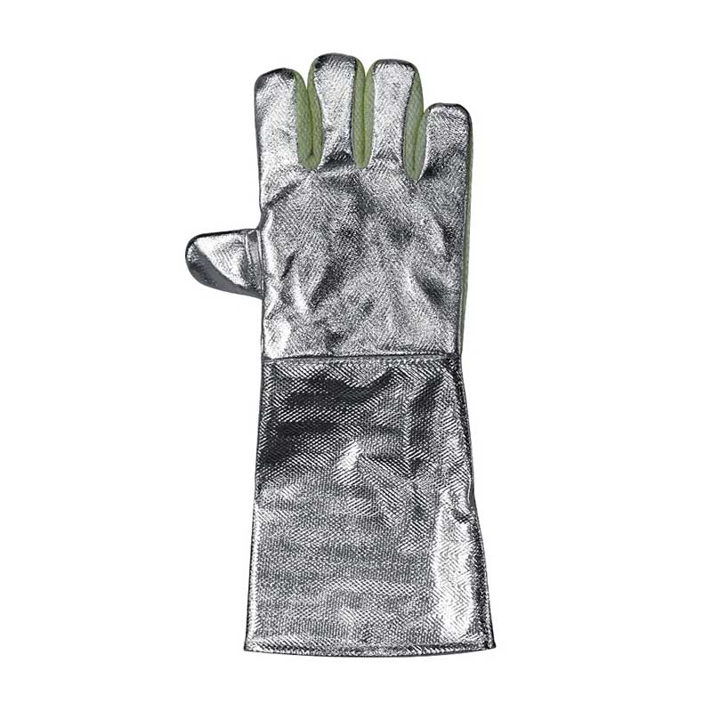 藍鷹AL165加長五指型鋁箔耐高溫手套圖片3
