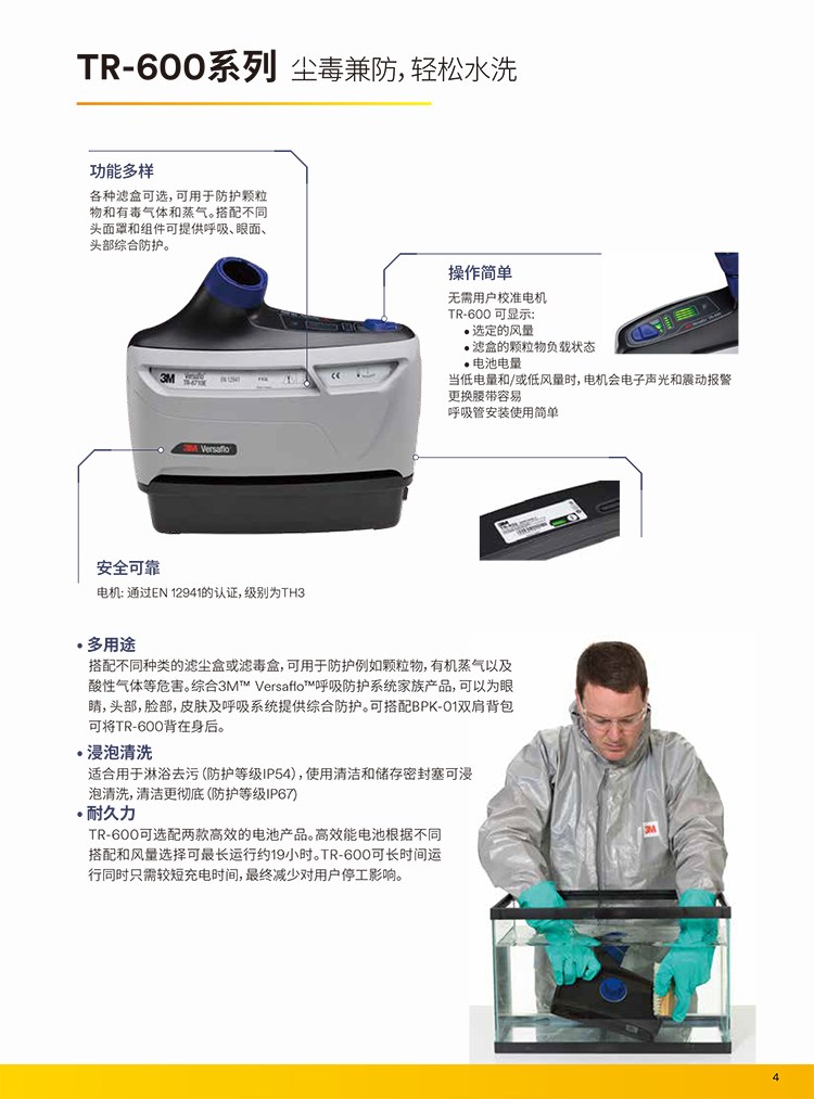 3M TR-6310E電動(dòng)送風(fēng)機(jī)濾毒盒