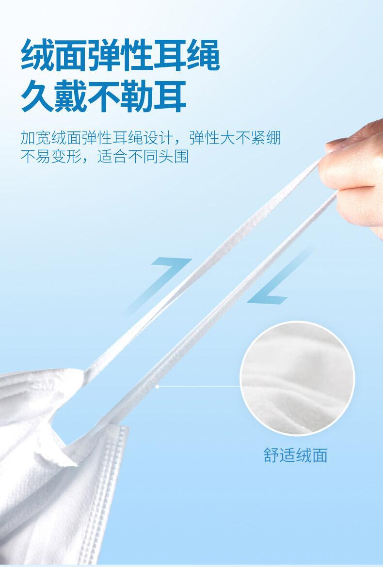 3M7660+耐適康一次性口罩電商版50只/盒圖片6