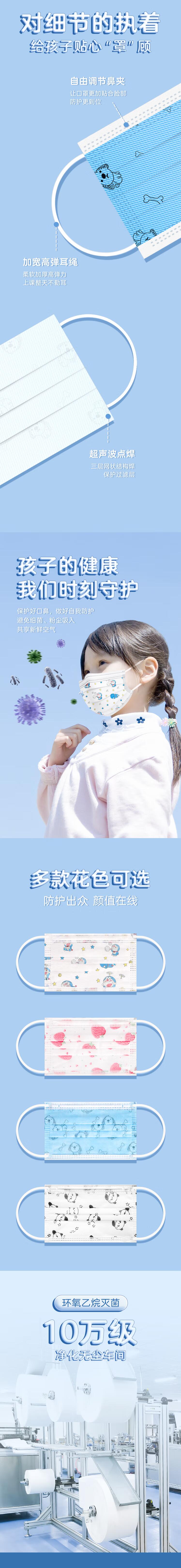 美仕康滅菌級醫(yī)用外科兒童口罩圖片2