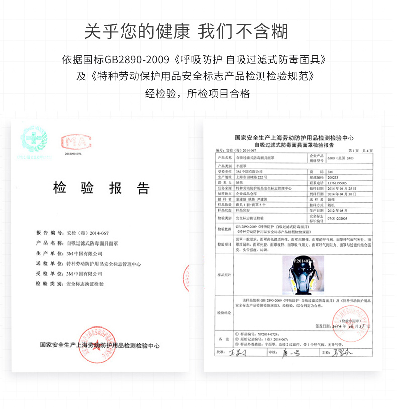3M6502+7093CN KP100防塵面具三件套圖片8