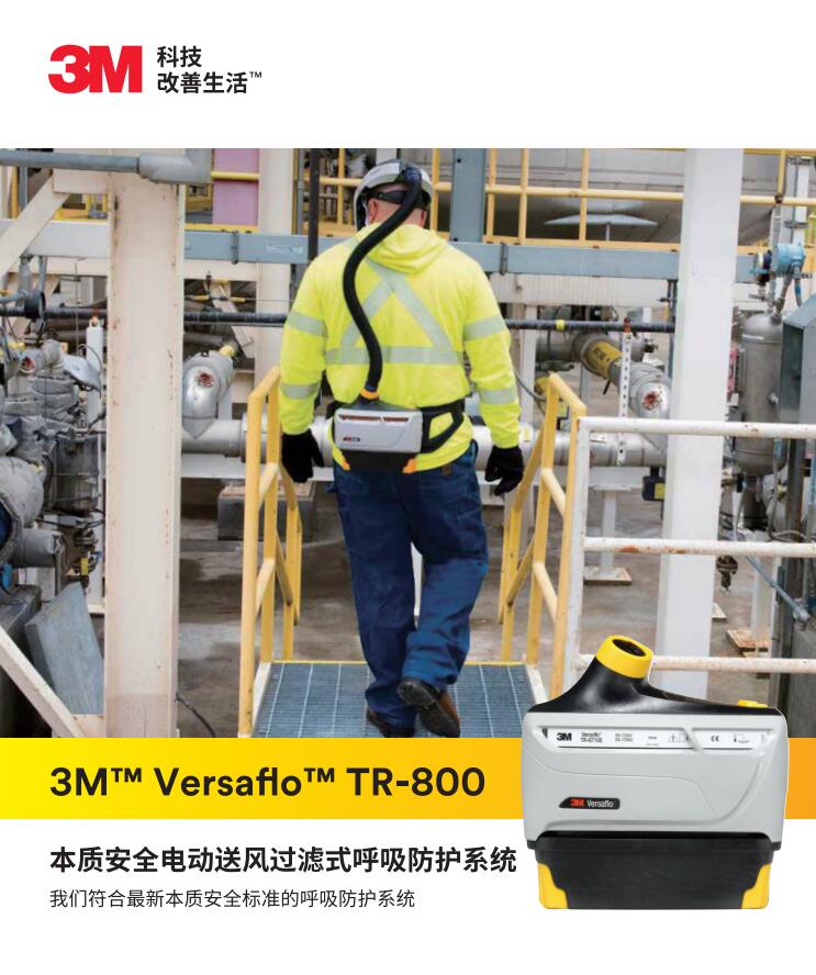 3M TR-819A本質(zhì)安全電動送風呼吸器套裝圖片2