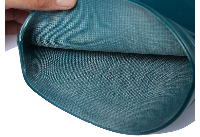 回力813墨綠色PVC中筒雨靴圖片17