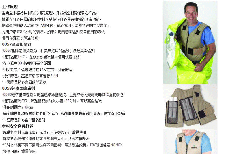 雷克蘭00059經(jīng)濟型降溫背心相變劑圖片2