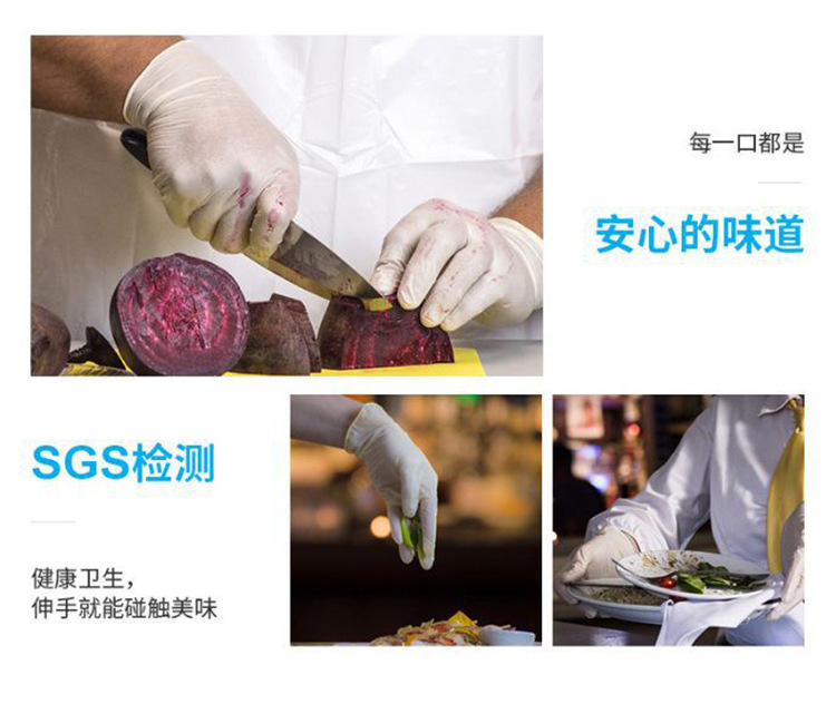 施?？礔890一次性無粉非滅菌橡膠檢查手套圖片6