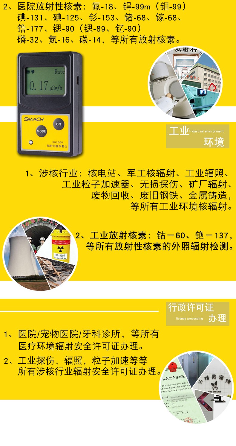 SMACH RG1000個人劑量報警儀圖片6