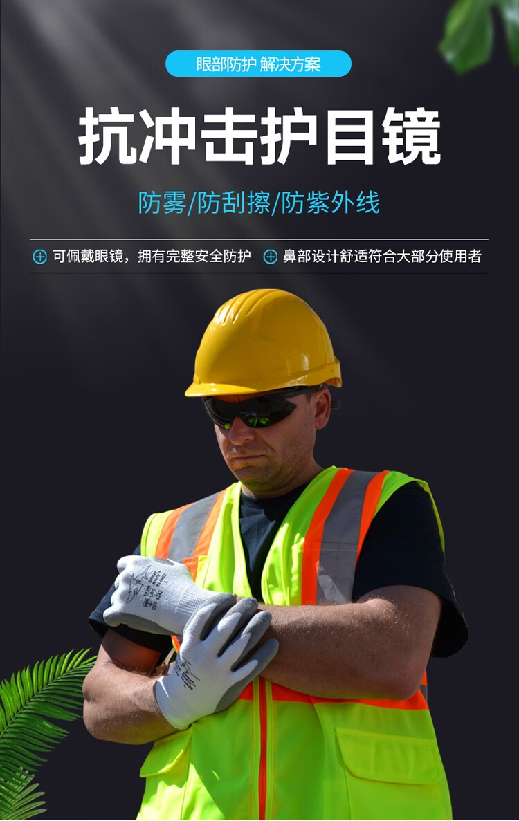 PIP 250-FF-0920-AP透明防霧防刮擦防沖擊防護(hù)眼鏡圖片1