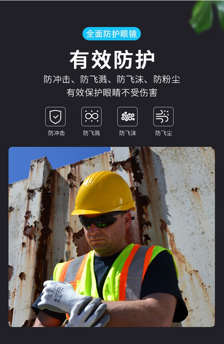 PIP 250-FF-0920-AP透明防霧防刮擦防沖擊防護(hù)眼鏡圖片6