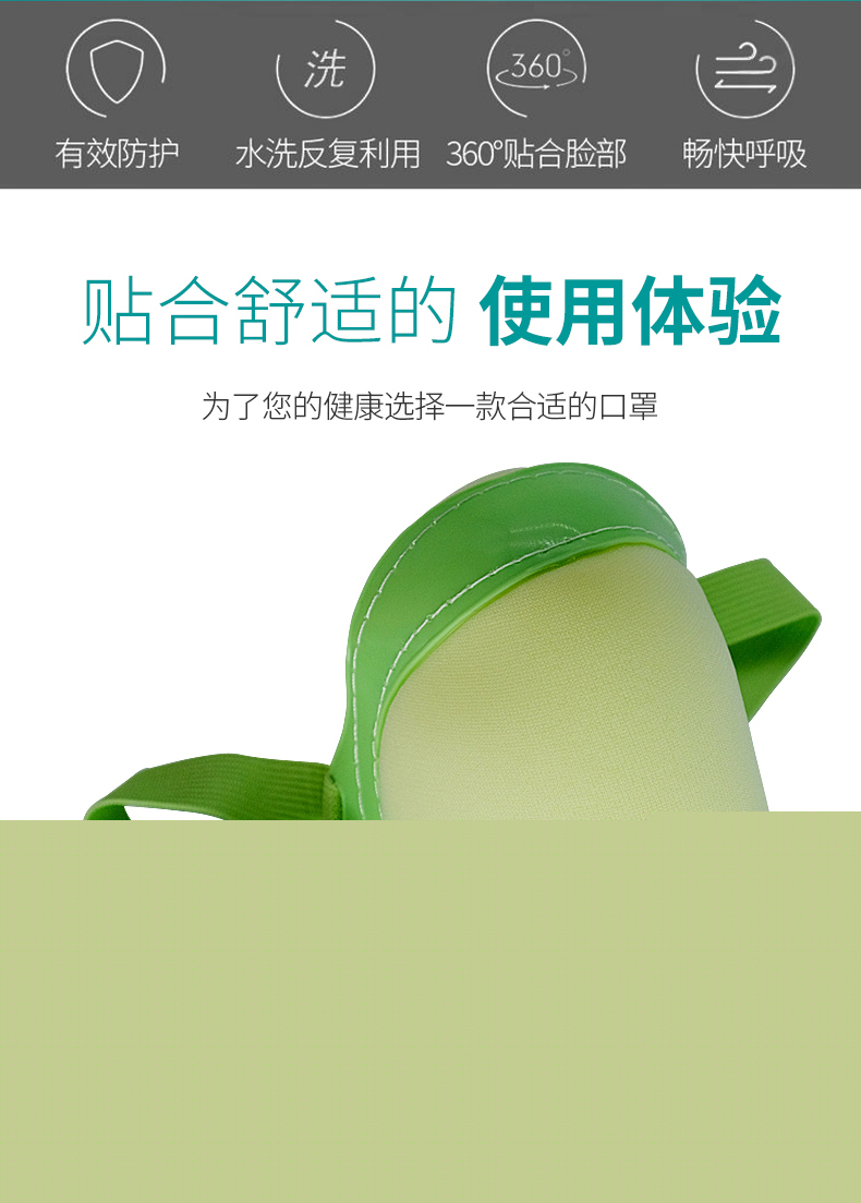 藍(lán)星C-501頭戴式KN90活性碳防塵口罩2