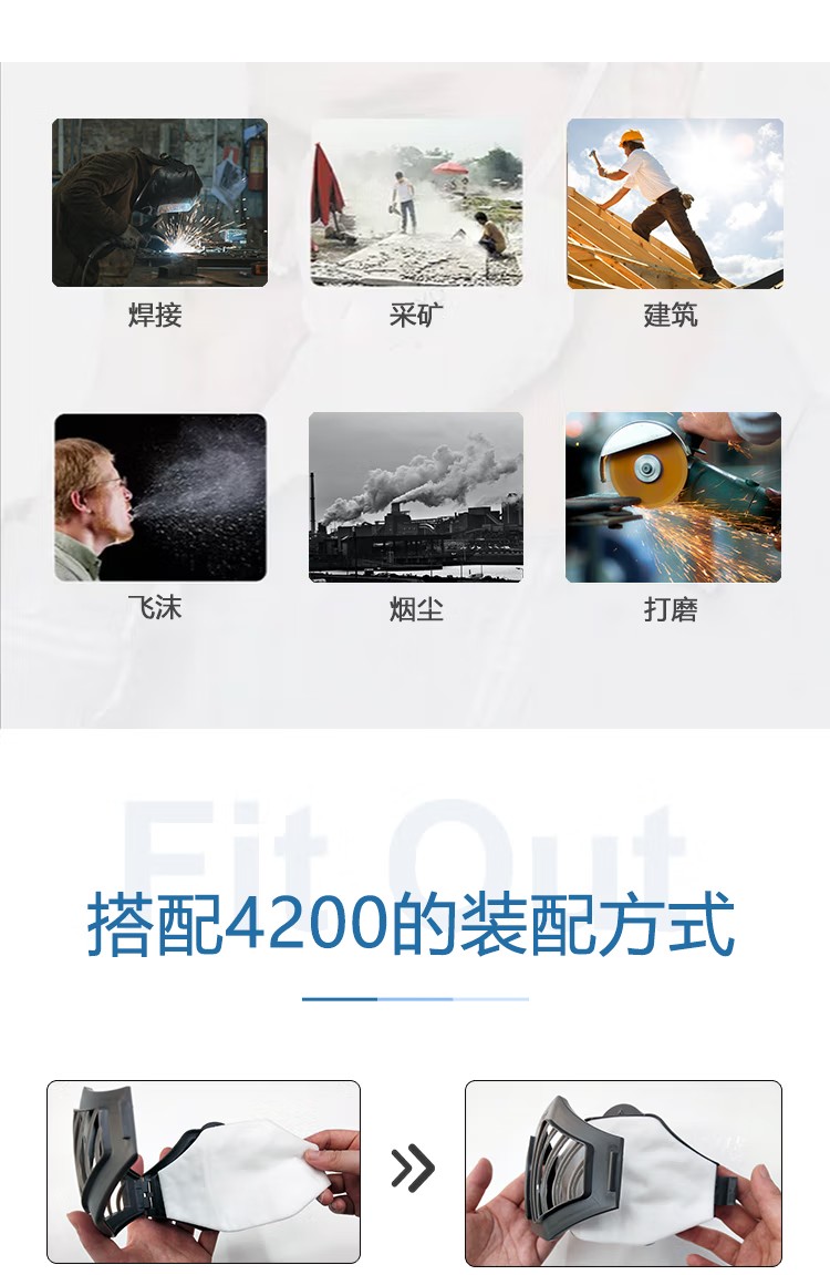 呼享4N95 KN95顆粒物濾棉3
