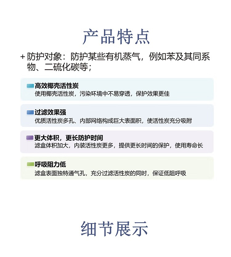 呼享5001防有機(jī)蒸氣濾毒盒2