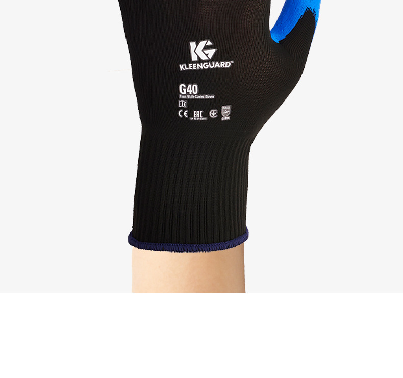 金佰利40227B G40發(fā)泡丁腈涂層勞保手套L圖片11