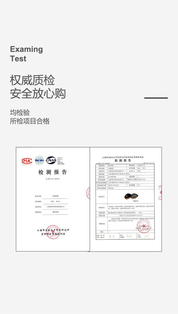 呼享8001防有機(jī)蒸氣濾毒盒7