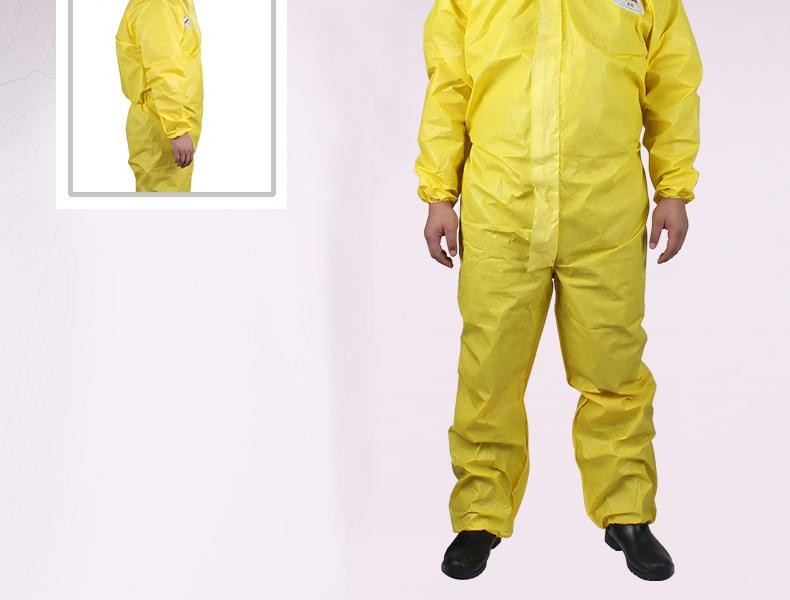 金佰利09812-01 KLEENGUARD勁衛(wèi)A70黃色防護(hù)服M圖片6