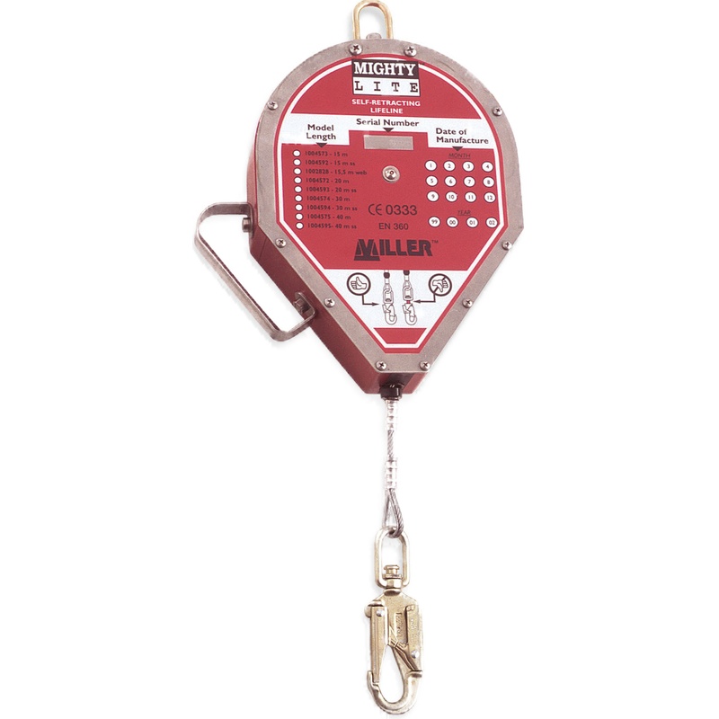 霍尼韋爾MML-OGC1-02/130FT MightyLite防墜速差器制動(dòng)器40米1004575C圖片1