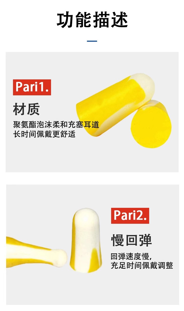 霍尼韋爾1006187不帶線防噪音耳塞3