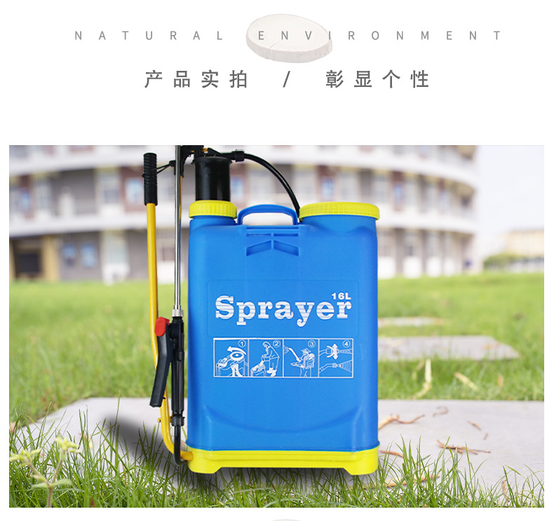 背負(fù)式手動噴霧器16L打農(nóng)藥消毒霧化噴霧器7
