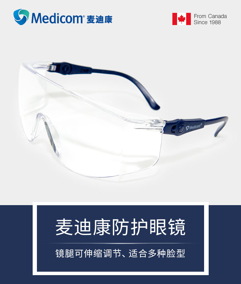 麥迪康2999防飛濺防護(hù)眼鏡圖片1