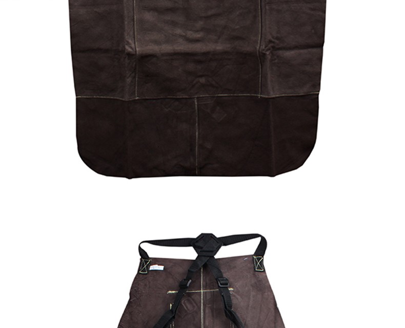 友盟AP-6100炭啡色全皮護(hù)胸焊工服圖片6