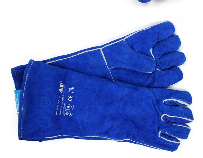 友盟AP-2054彩藍色加長電焊手套圖片11