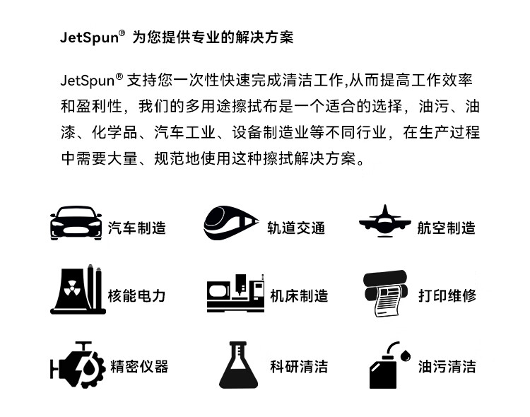 杜邦Jetspun潔士朋LC-2無塵擦拭紙多用途工業(yè)擦拭布9