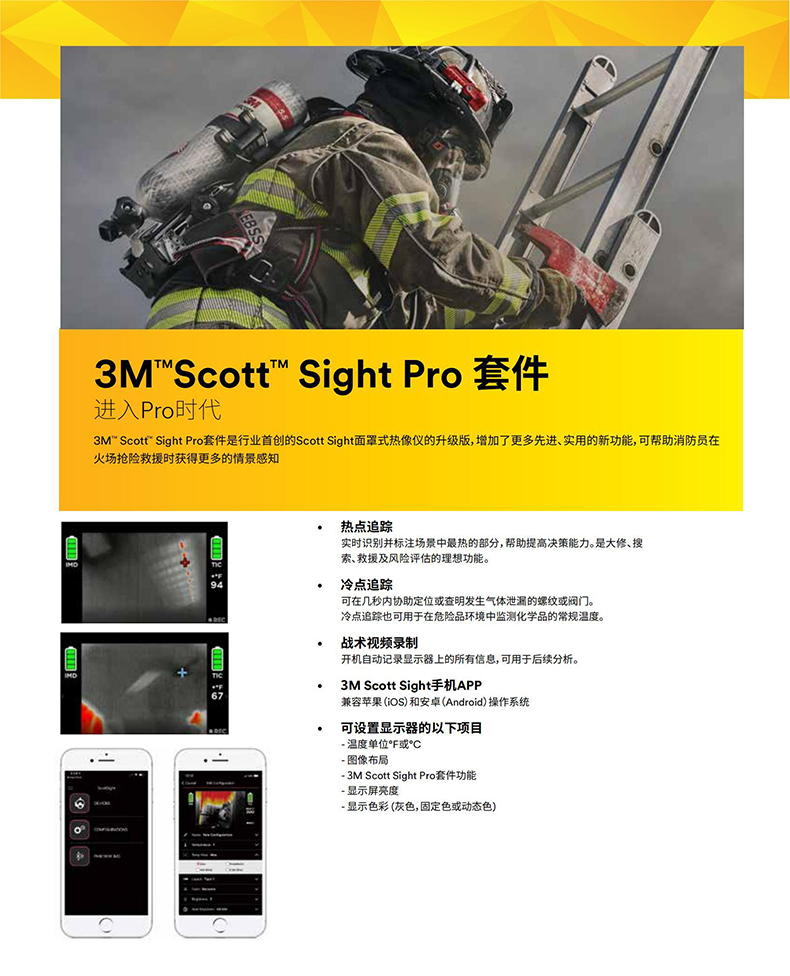 3M SCOTT SIGHT PRO免手持面罩式紅外熱像儀升級版3