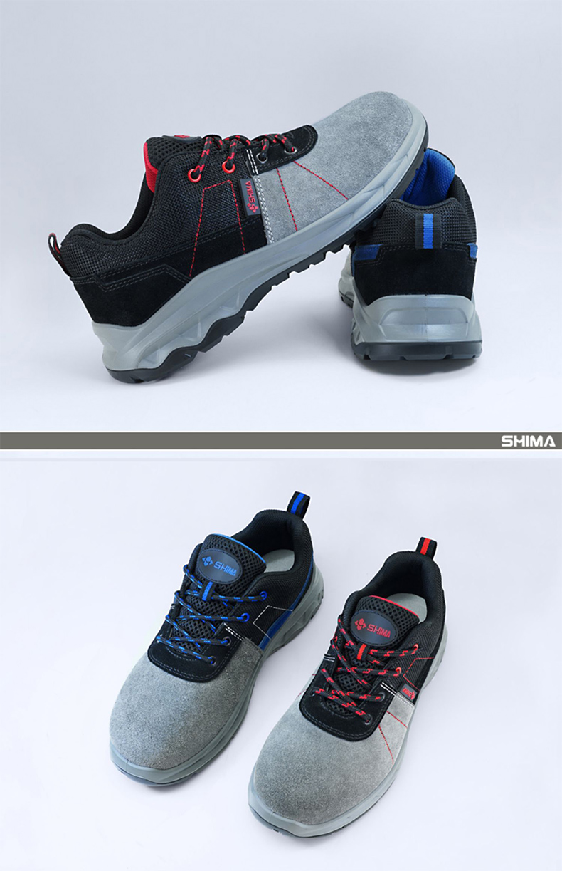 SHIMA?，擠B6218低幫透氣防砸防滑焊工安全勞保鞋圖片8