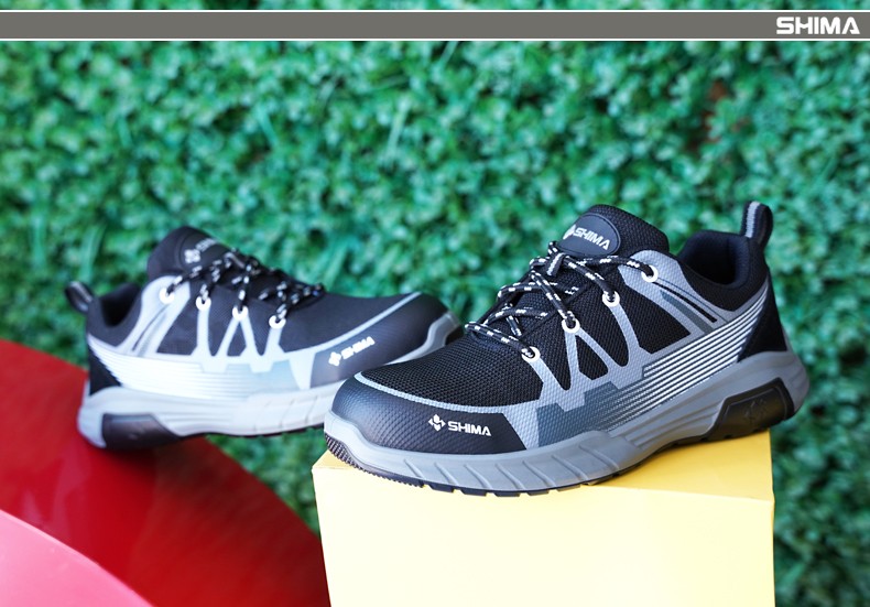 SHIMA?，擠C6508-3防滑耐油防砸防刺穿電絕緣安全鞋圖片13