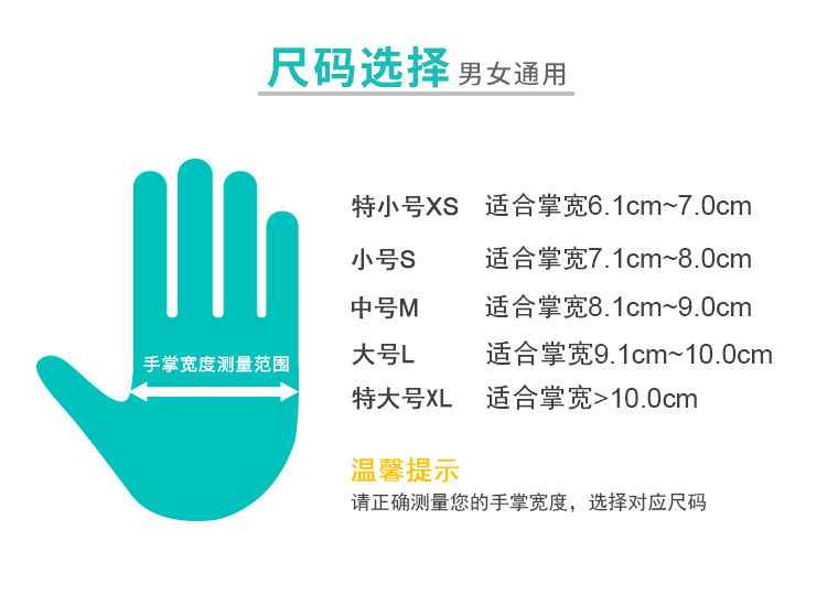 塞莫詩LM903MW一次性醫(yī)用橡膠檢查手套圖片6