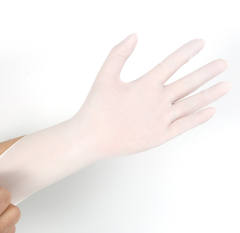 塞莫詩N1201BL加長型藍(lán)色一次性丁腈手套圖片14