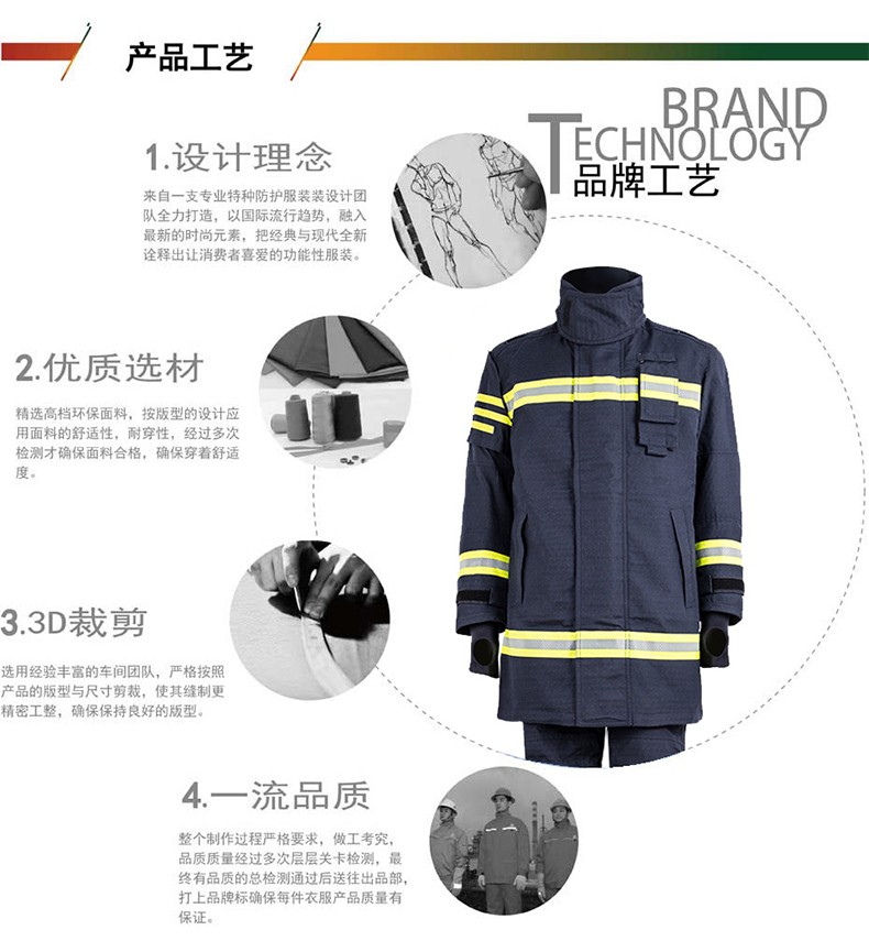 優(yōu)普泰國標(biāo)17式消防員滅火指揮服02