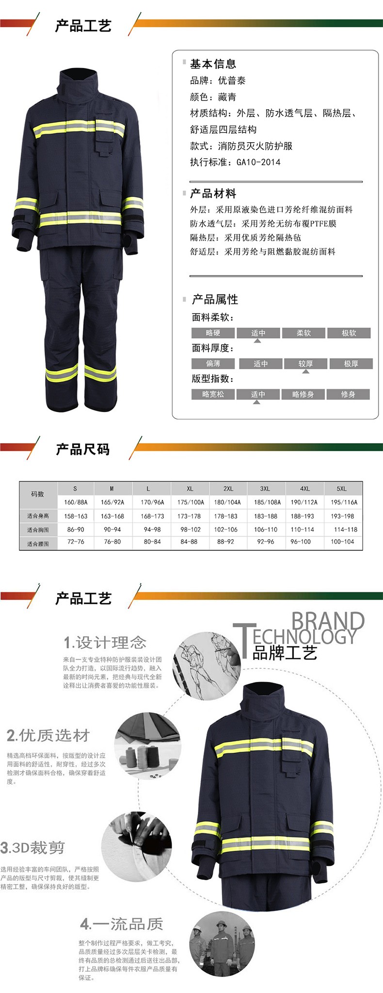 優(yōu)普泰國(guó)標(biāo)17式滅火消防服01