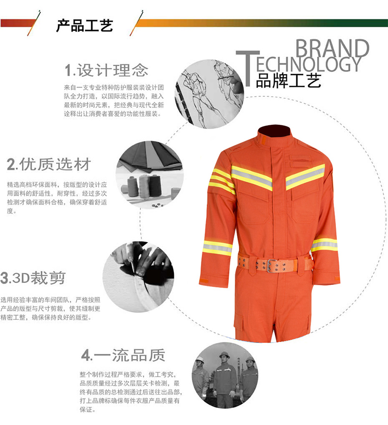 優(yōu)普泰分體式消防員夏季搶險(xiǎn)救援防護(hù)服02