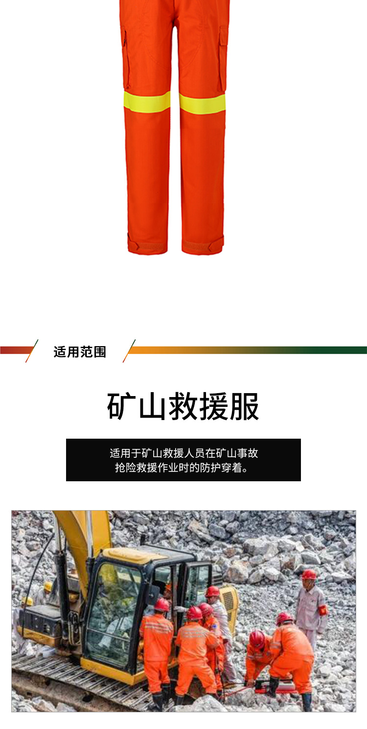 優(yōu)普泰UJ08007礦山救援服05