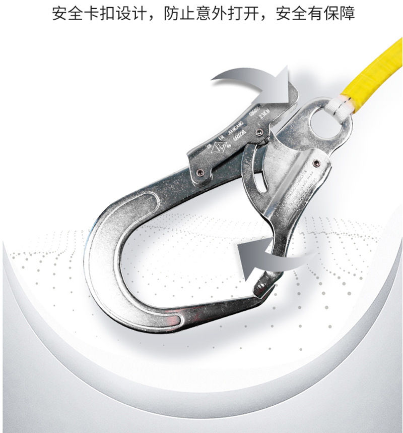 建鋼680123高空雙背雙跨雙大鉤安全帶12