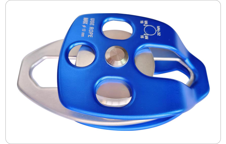 移動側(cè)板式雙滑輪救援溜索橫渡活動滑輪10