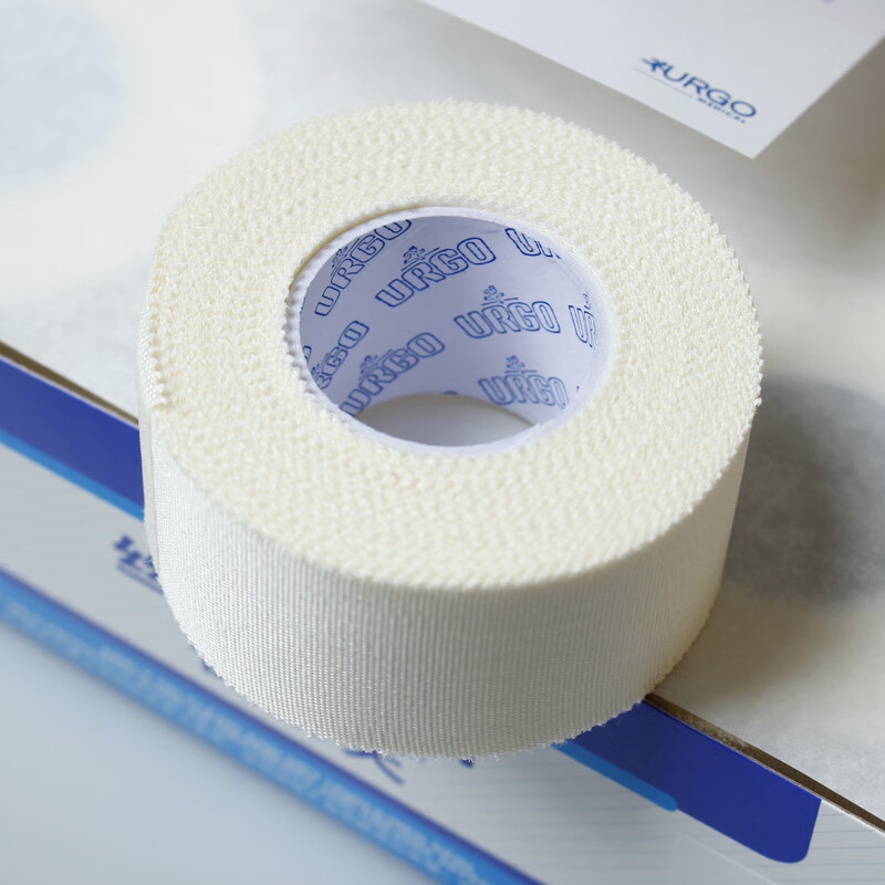 URGO優(yōu)格優(yōu)耐夫絲綢布膠帶粘性醫(yī)用膠帶7.5cm*9.1m2