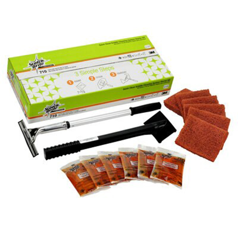 3M Scotch-Brite 710鐵板燒快速清潔套裝1