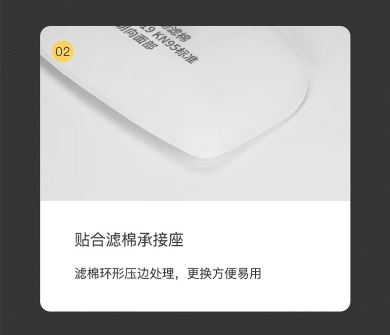 定和DH2107顆粒物濾棉KN95過(guò)濾棉5