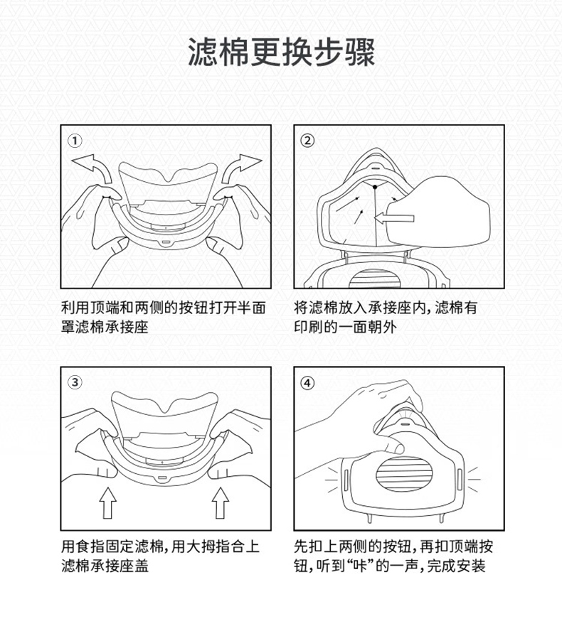 定和DH2107顆粒物濾棉KN95過(guò)濾棉9