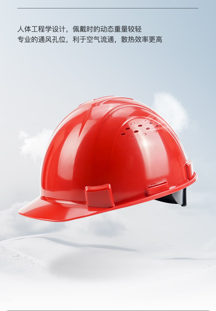 霍尼韋爾H99RA115S ABS紅色安全帽 H99S系列帶透氣孔8