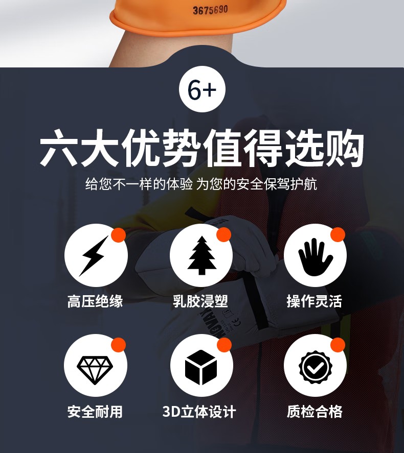 1LO-150/S1-360 STROM乳膠絕緣手套2