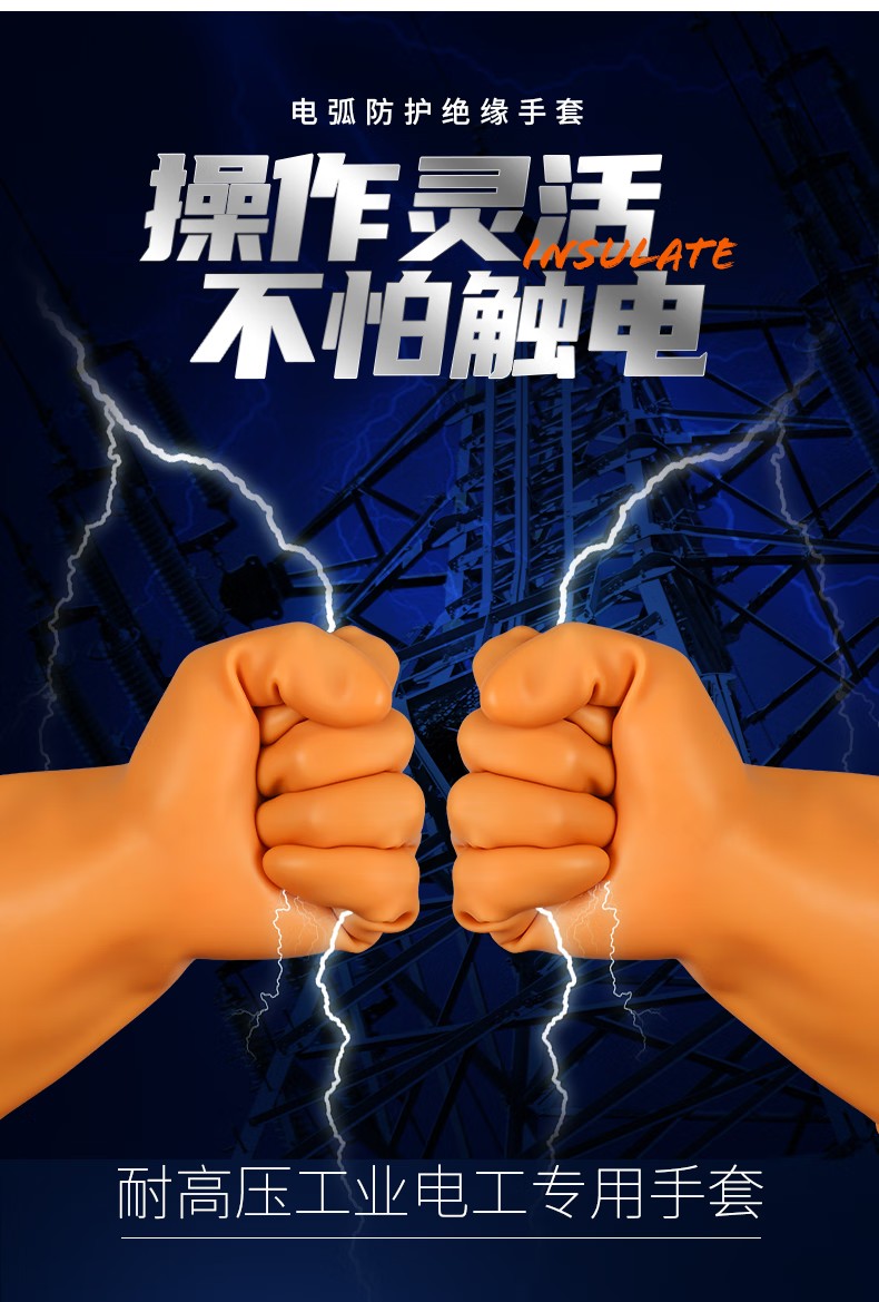 3LO-290/S2-410 STROM乳膠絕緣手套6