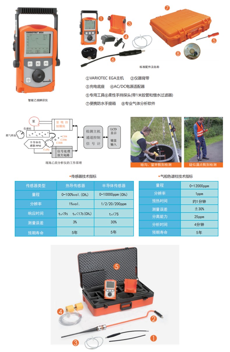 SEWERIN豎威VARIOTEC EGA智能乙烷辨識(shí)儀氣體分析儀
