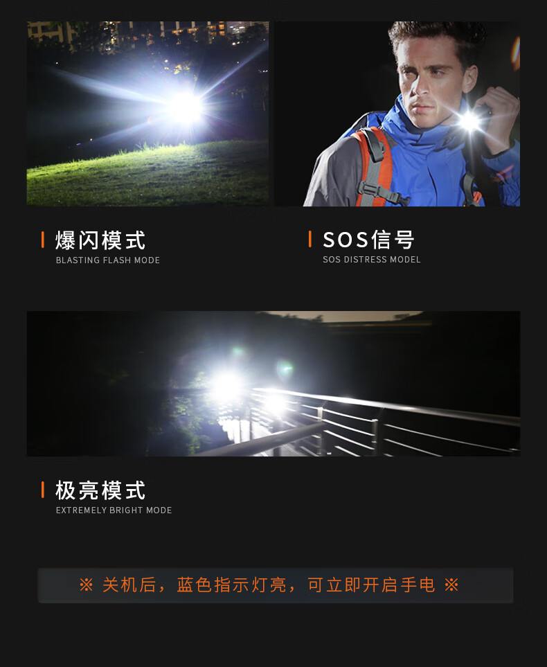 神火M12 NTC溫控保護強光手電筒5.jpg