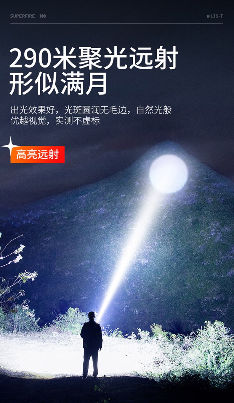 神火L16-T強(qiáng)光遠(yuǎn)射通宵續(xù)航手電筒9.jpg