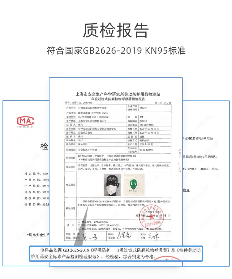 3M 9502V+折疊頭戴式帶閥KN95防塵口罩(獨(dú)立裝)6