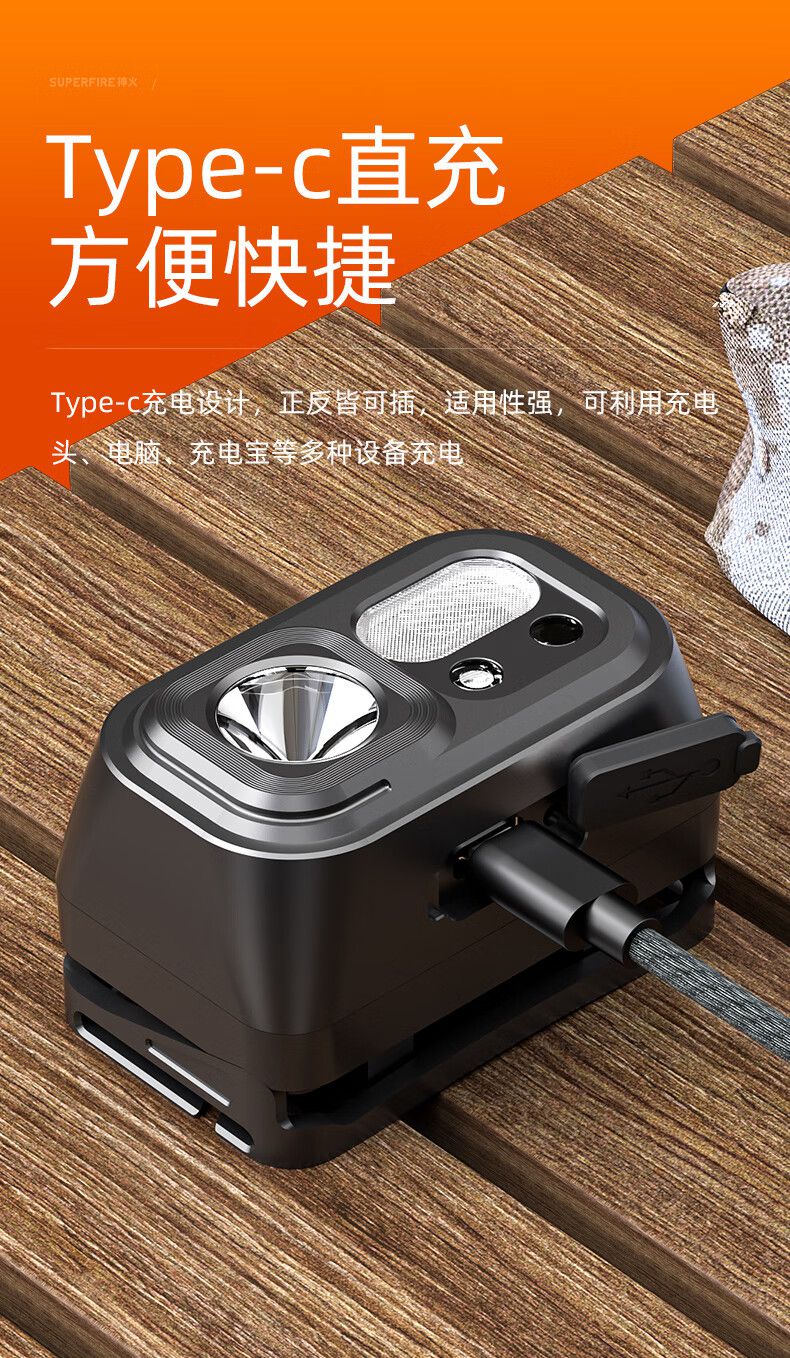 神火HL23-S長續(xù)航揮手感應多功能智能頭燈11.jpg