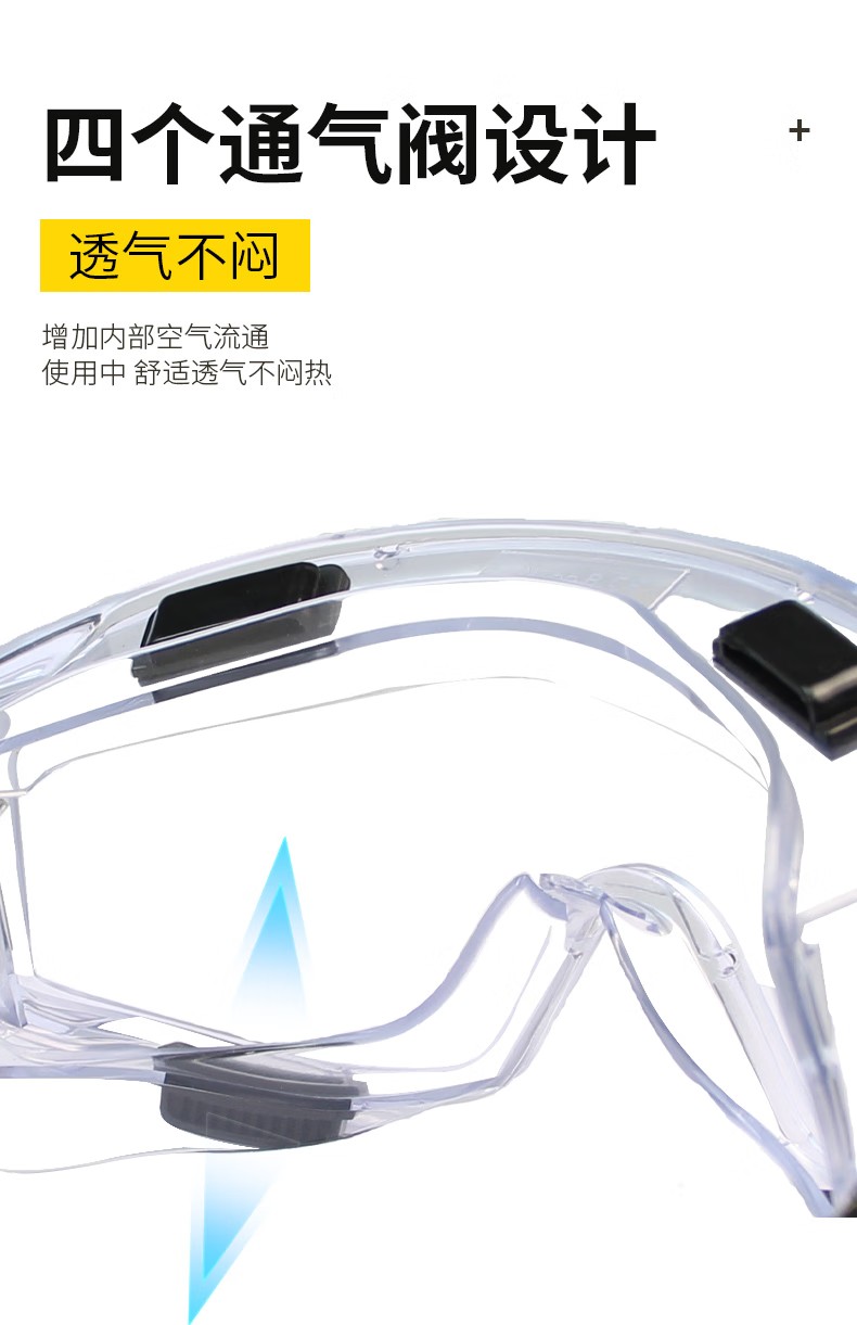 STANLEY史丹利ST1820全景式PC鏡片刮防霧防紫外線抗沖擊頭戴式護目鏡4